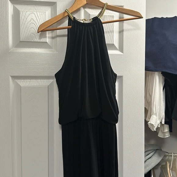 Macy’s black long dress sz8 - Picture 1 of 5